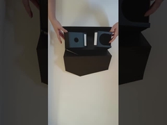 Nhãn hiệu tùy chỉnh hộp nắp flap từ tính sang trọng