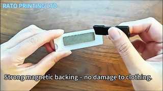 Thẻ tên được cá nhân hóa Người giữ bảng tên từ tính Phù hiệu tên nhân viên với trưng bày logo tùy chỉnh