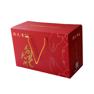 Mua Tái chế tùy chỉnh Giấy gợn sóng Hộp thực phẩm Bao bì có dây xử lý online manufacture
