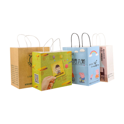 Mua Bán buôn túi giấy kraft màu nâu được cá nhân hóa với in logo online manufacture