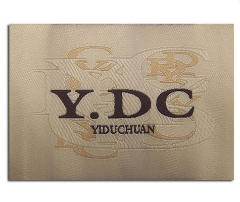 Mua Nhãn cổ dệt tùy chỉnh mật độ cao Thẻ áo Logo chính Nhãn vải cho mũ online manufacture