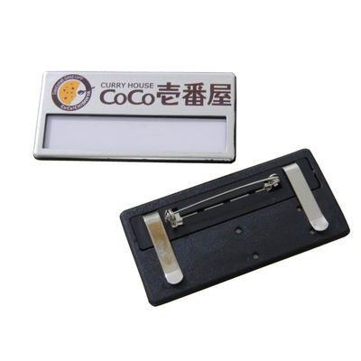 Mua Logo tùy chỉnh Tên thẻ in Nhãn hiệu cá nhân hóa với chân an toàn cho hội nghị online manufacture