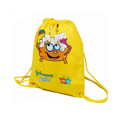 Recycled Non Woven Drawstring Bags Packaging Durable For Apparel / Gift / Craft