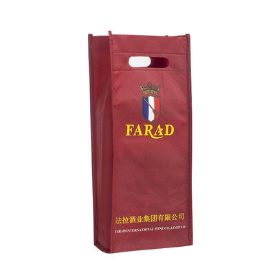 Mua Thẻ in tùy chỉnh túi chai rượu không dệt môi trường thân thiện đóng gói quà tặng cho rượu vang & rượu mạnh online manufacture