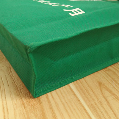 Foldable Non-Woven Tote Bags With Snap Button Pomotional Shopping Bags With Front Pocket