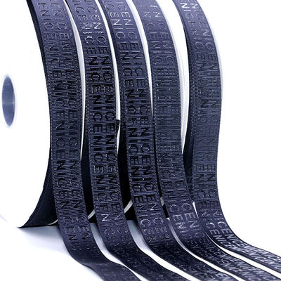 Mua Custom Luxury Foam Logo in Grosgrain Ribbon 3D Raised Logo Branded Ribbon online manufacture
