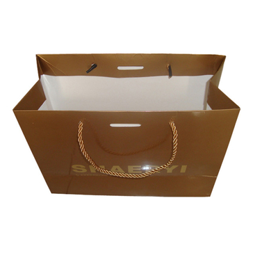 Mua Túi mua sắm giấy màu nâu giá rẻ tùy chỉnh với bán buôn in tác phẩm nghệ thuật online manufacture