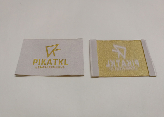 Mua May cá nhân Nhãn dệt thẻ Polyester / Cotton Chất liệu sợi cho quần áo online manufacture