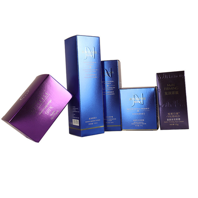 Mua Hộp giấy sang trọng tùy chỉnh với logo thương hiệu dập nổi Nhà cung cấp cán màng bóng online manufacture