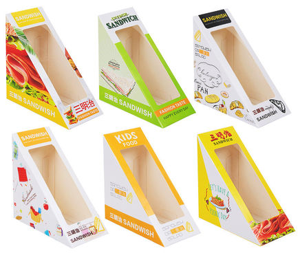 Bao bì hộp giấy màu tùy chỉnh in ấn với nhà sản xuất cửa sổ