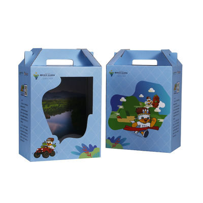 Recyled E-Flute Tấm bìa cứng Hộp đựng đáy tự động Gói đồ chơi