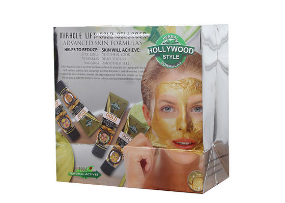 Túi giấy ưa thích in tùy chỉnh Sliver Bao bì mỹ phẩm số lượng lớn để bán