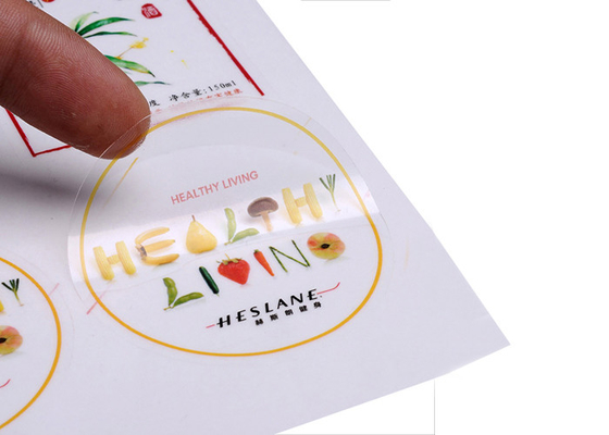 Giá tốt. Nhãn sản phẩm tùy chỉnh trong suốt Hình tròn hình tròn bền linh hoạt cho mỹ phẩm trực tuyến