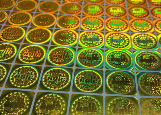 Giá tốt. Bảo mật Nhãn vàng 3D Nhãn tùy chỉnh in Nhãn dính Hologram Nhãn dán Thay đổi màu trực tuyến