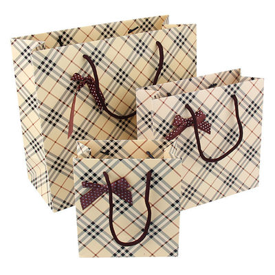 Bán buôn túi đựng giấy có thể phân hủy sinh học được in tùy chỉnh có nơ